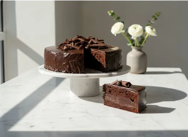 Belgická čokoládová torta