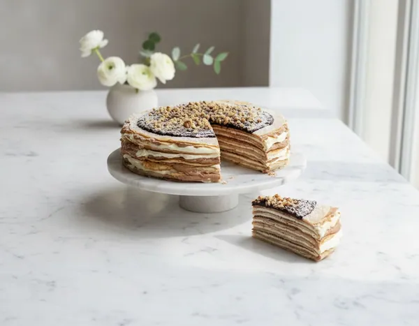 Palacinková torta s parížskym krémom