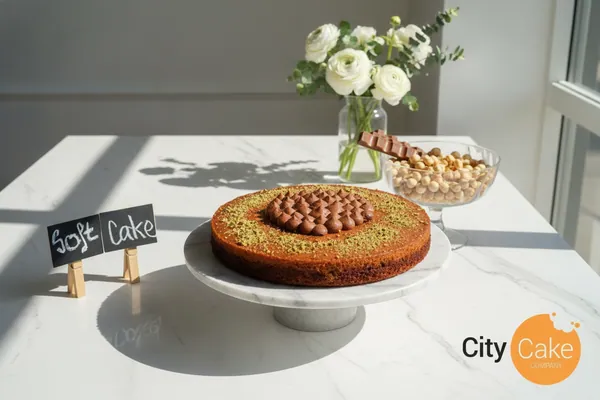 Pistáciovo orieškový soft cake